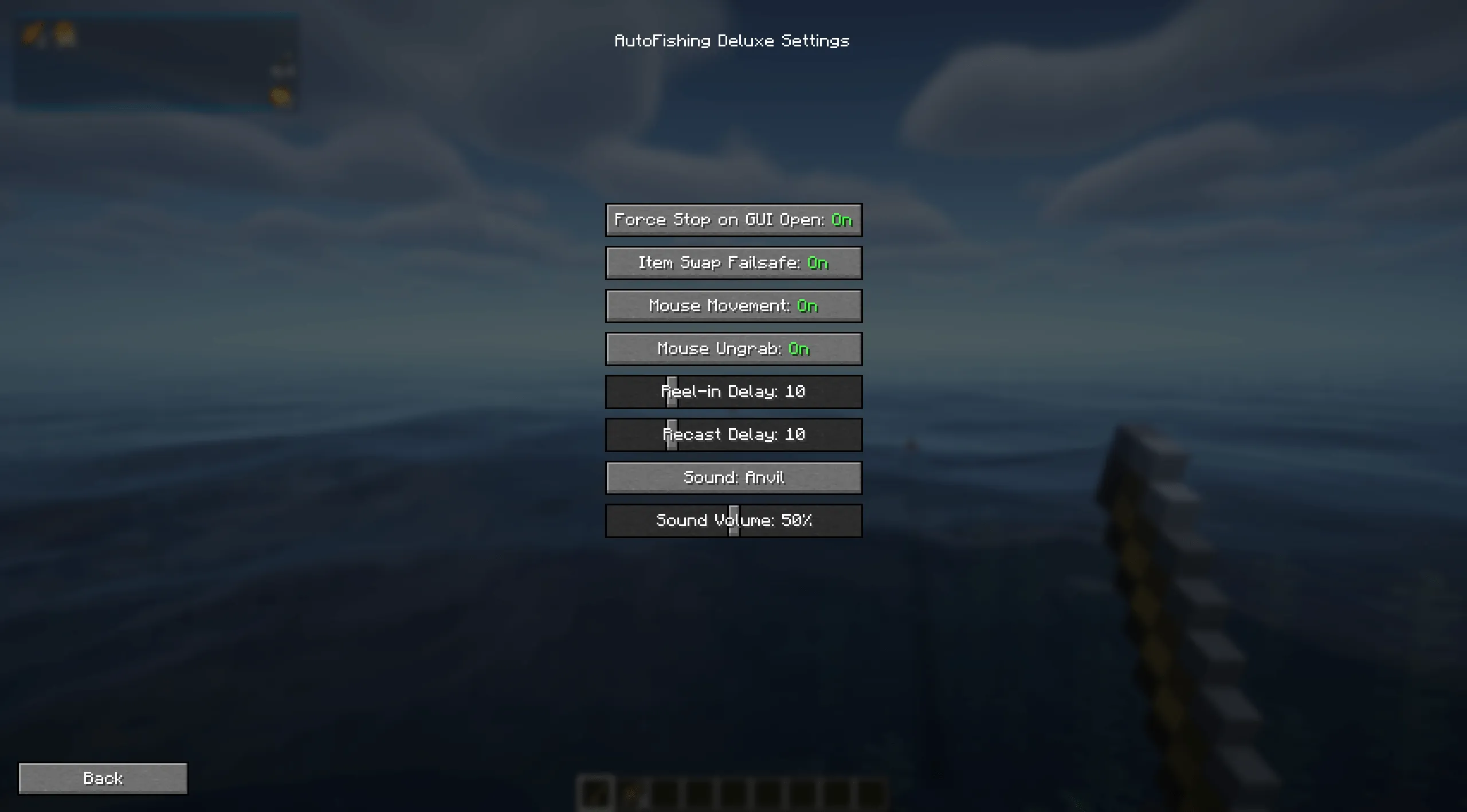 Auto Fishing Deluxe, Моды, Minecraft