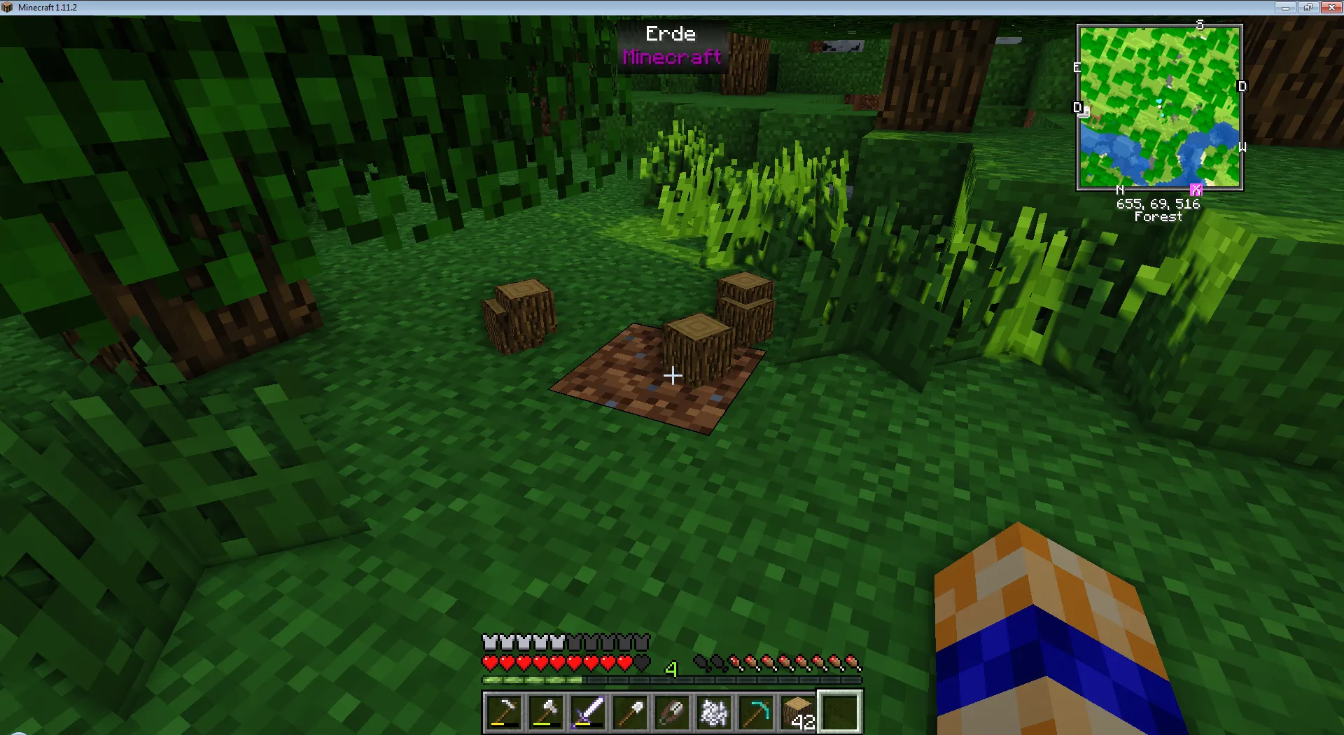 DropTree - Make getting logs easier — скриншот 1 (Плагины, Minecraft)