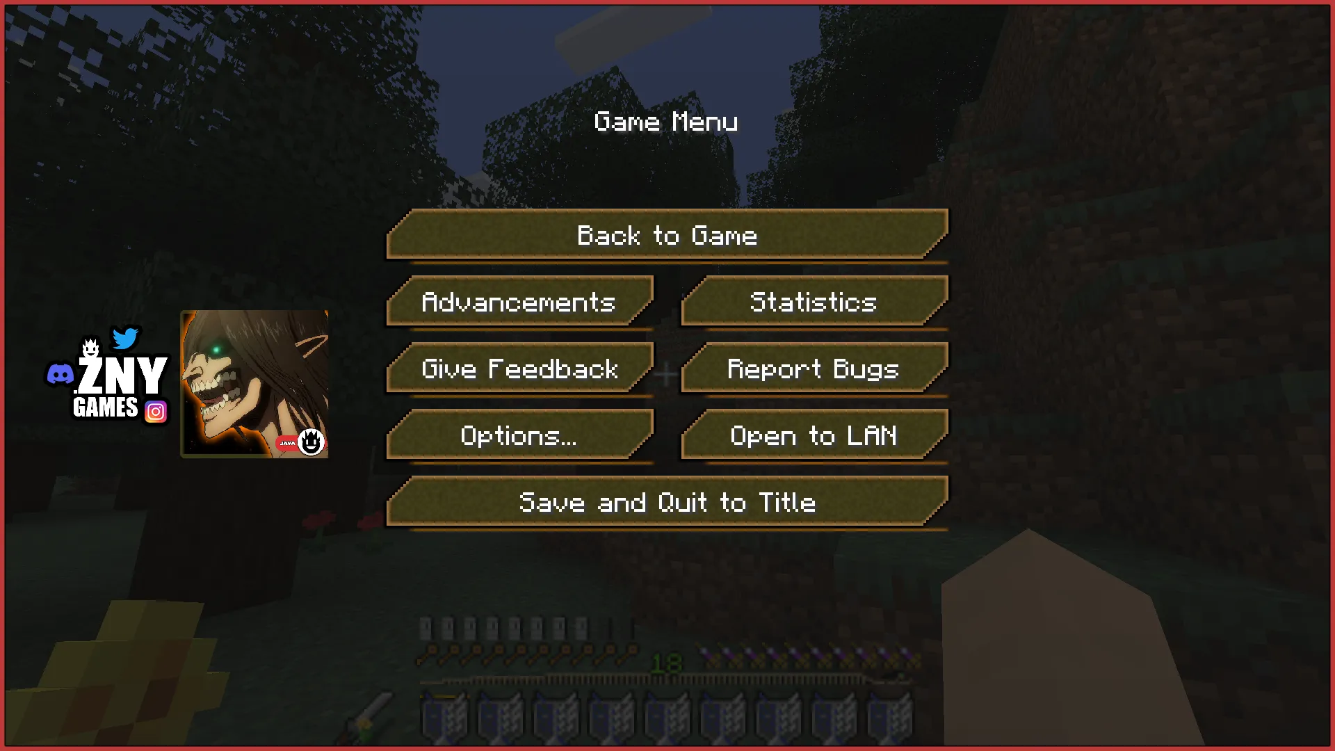 ATTACK ON TITAN UI — скриншот 9 (Текстуры, Minecraft)