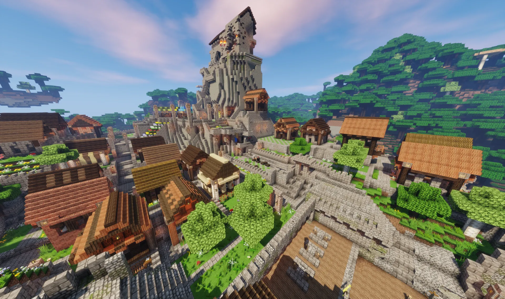 Castle World RPG — скриншот 1 (Карты, Minecraft)