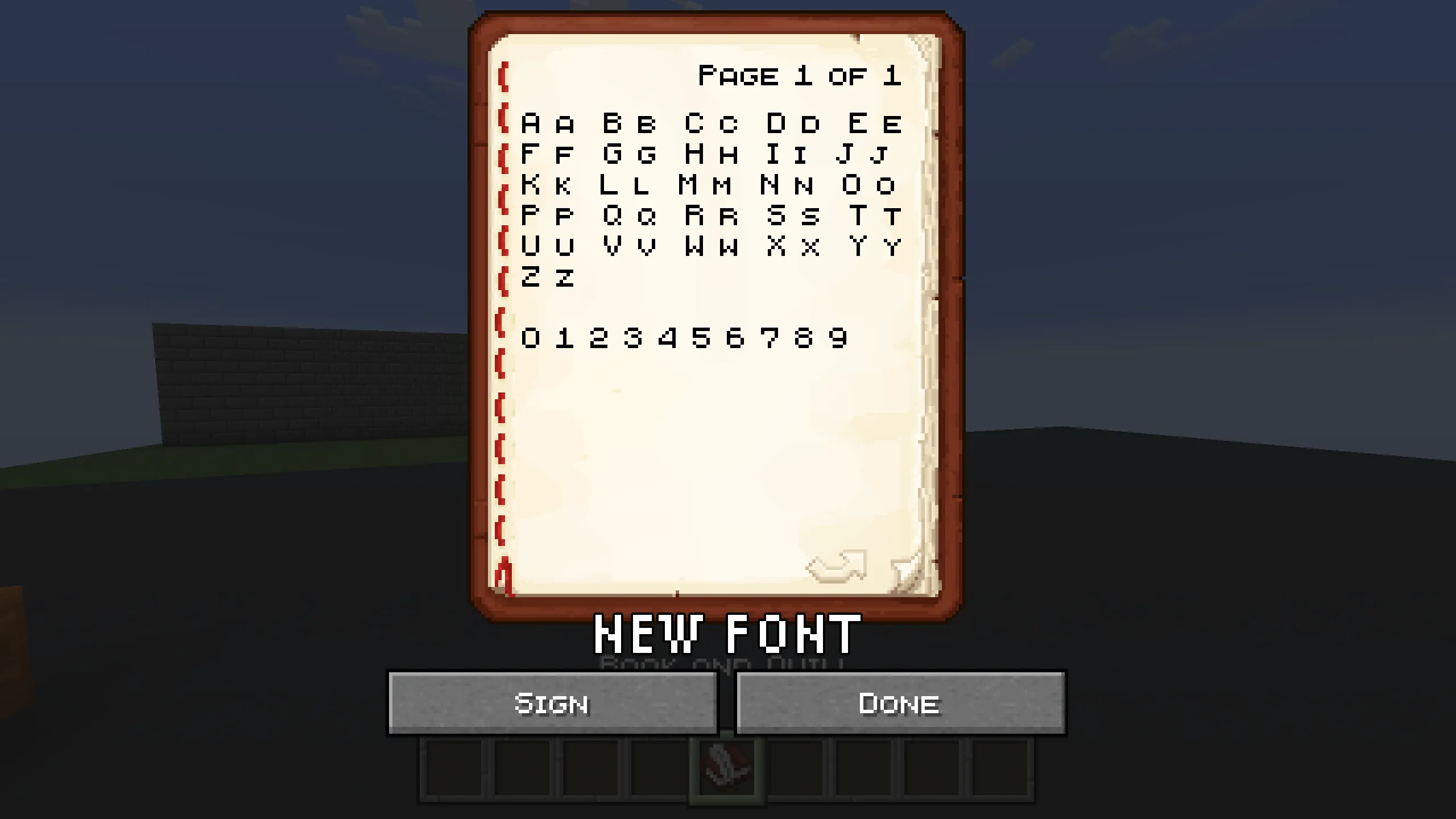 Basic Improvements, Текстуры, Minecraft