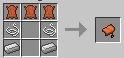 Easy craftable saddle — скриншот 1 (Моды, Minecraft)