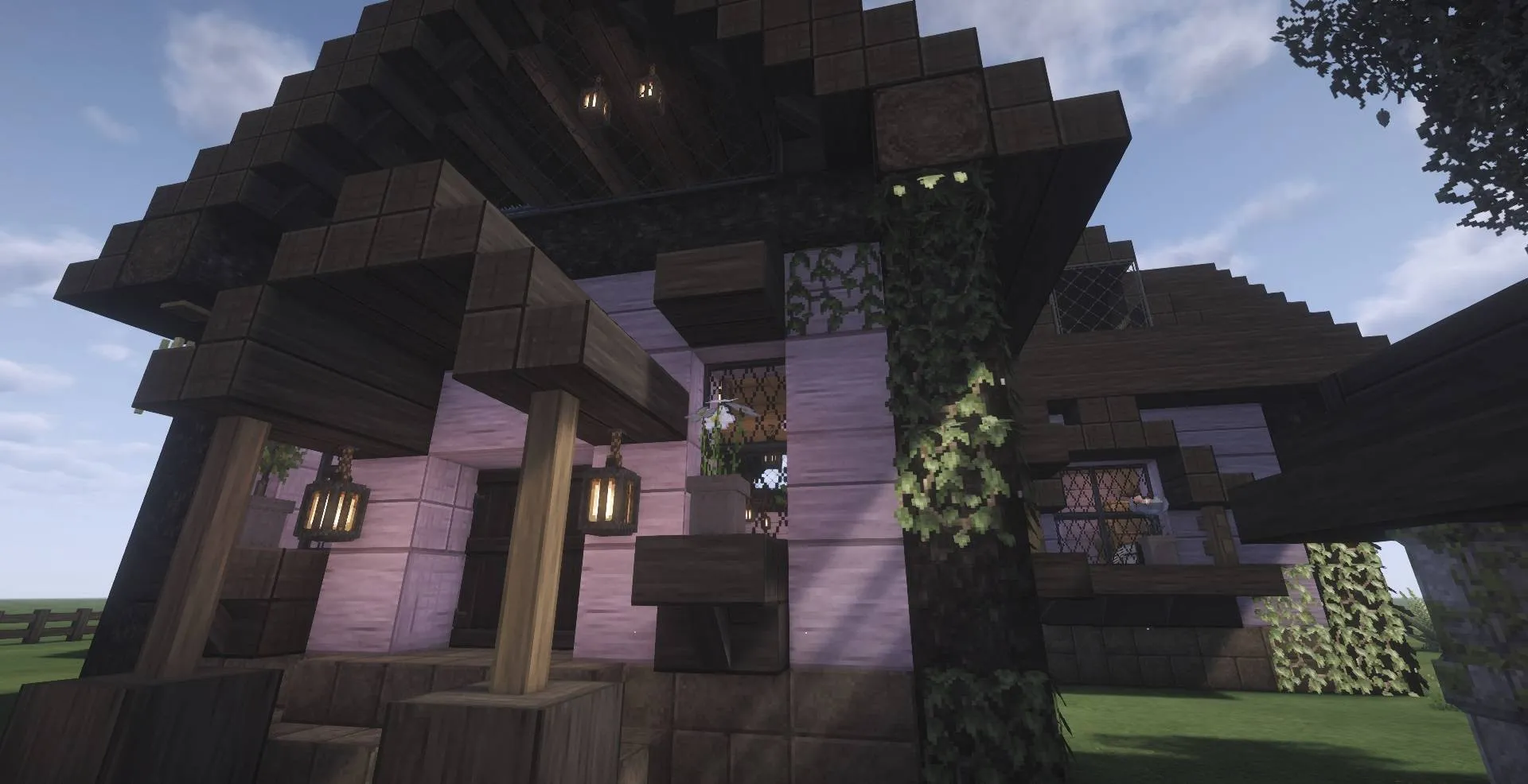 Dark Cherry survival house — скриншот 1 (Карты, Minecraft)