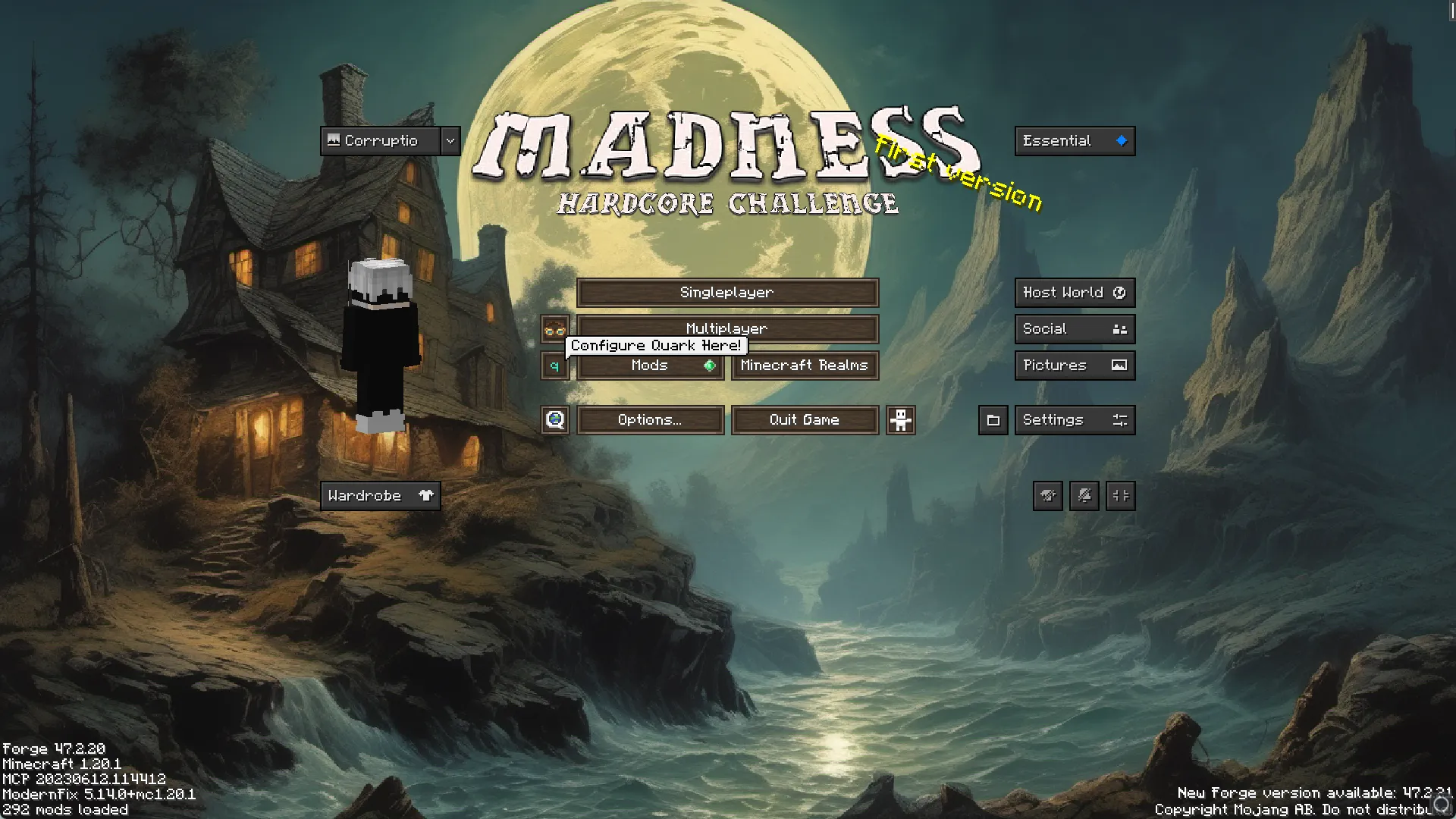 Shattered Madness RPG — скриншот 2 (Модпаки, Minecraft)