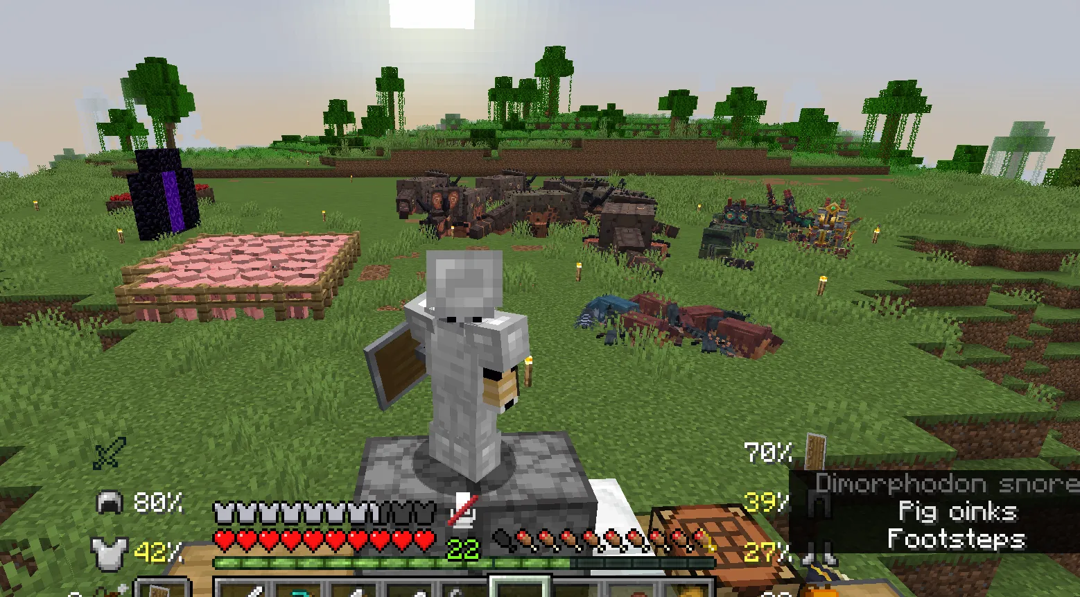 The Dawn Of The Jurassic Monke's — скриншот 3 (Модпаки, Minecraft)