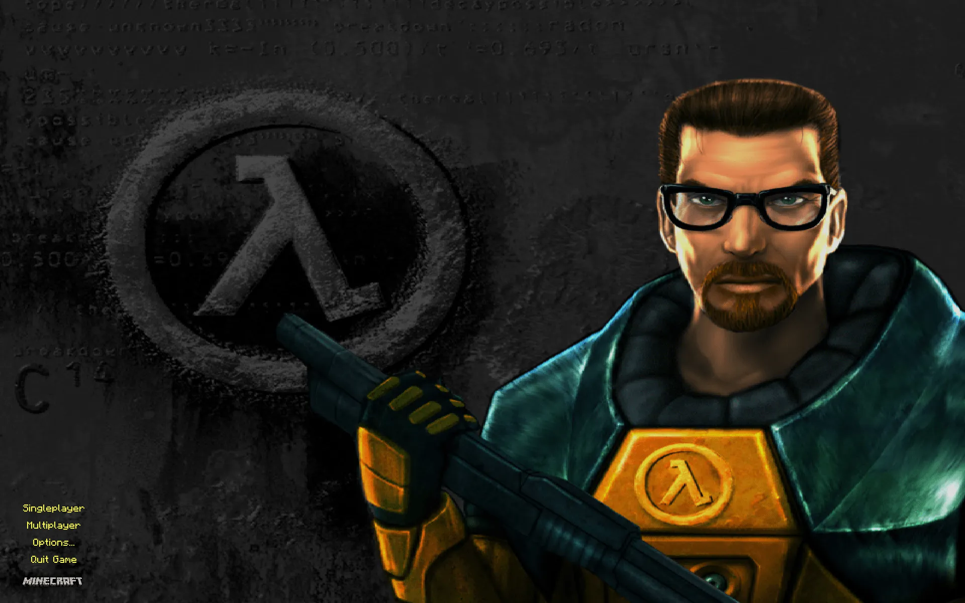 Half-Life Menu — скриншот 2 (Моды, Minecraft)