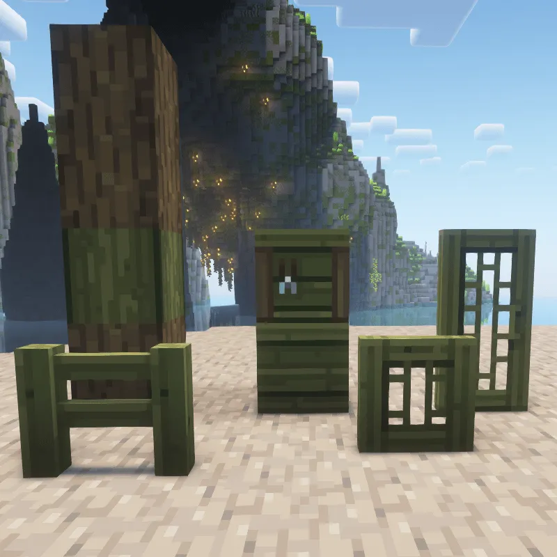 Whimscape x Oh The Biomes We've Gone — скриншот 3 (Текстуры, Minecraft)