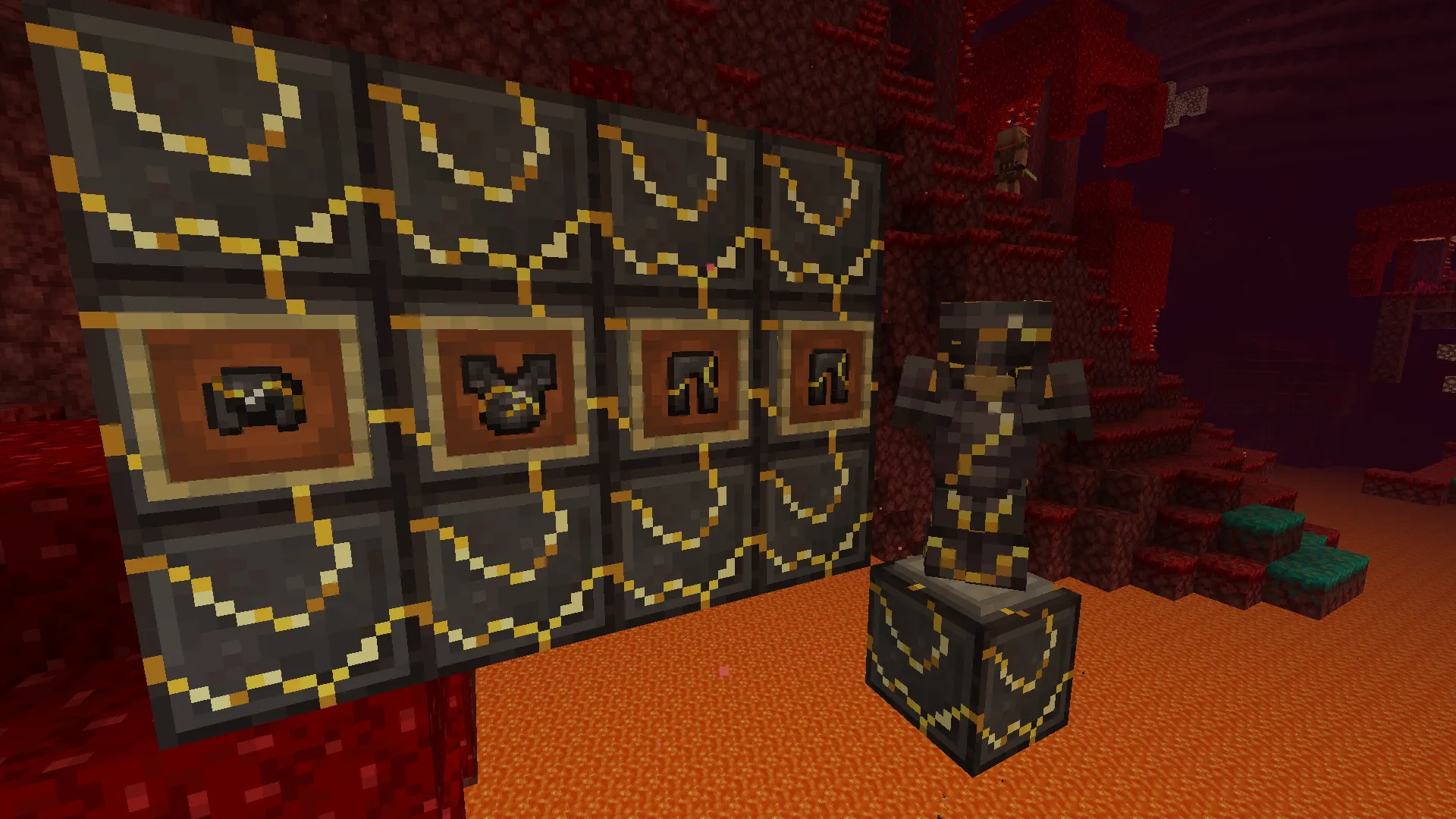 Goldvein Netherite, Текстуры, Minecraft