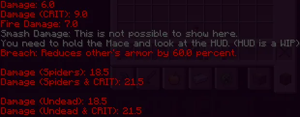 Wynn's Damage Indicator, Моды, Minecraft
