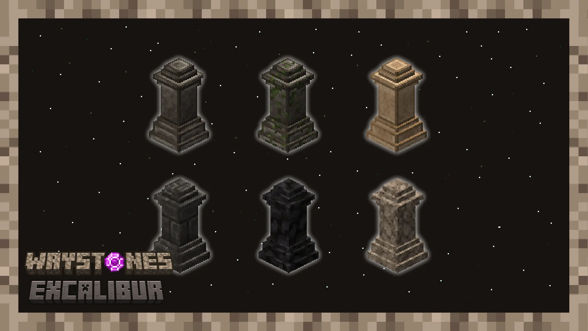 Excalibur | Waystones Support — скриншот 2 (Текстуры, Minecraft)