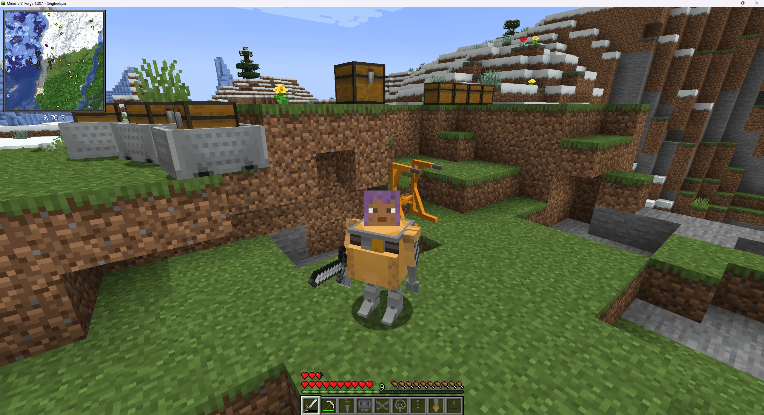 BioMech, Моды, Minecraft