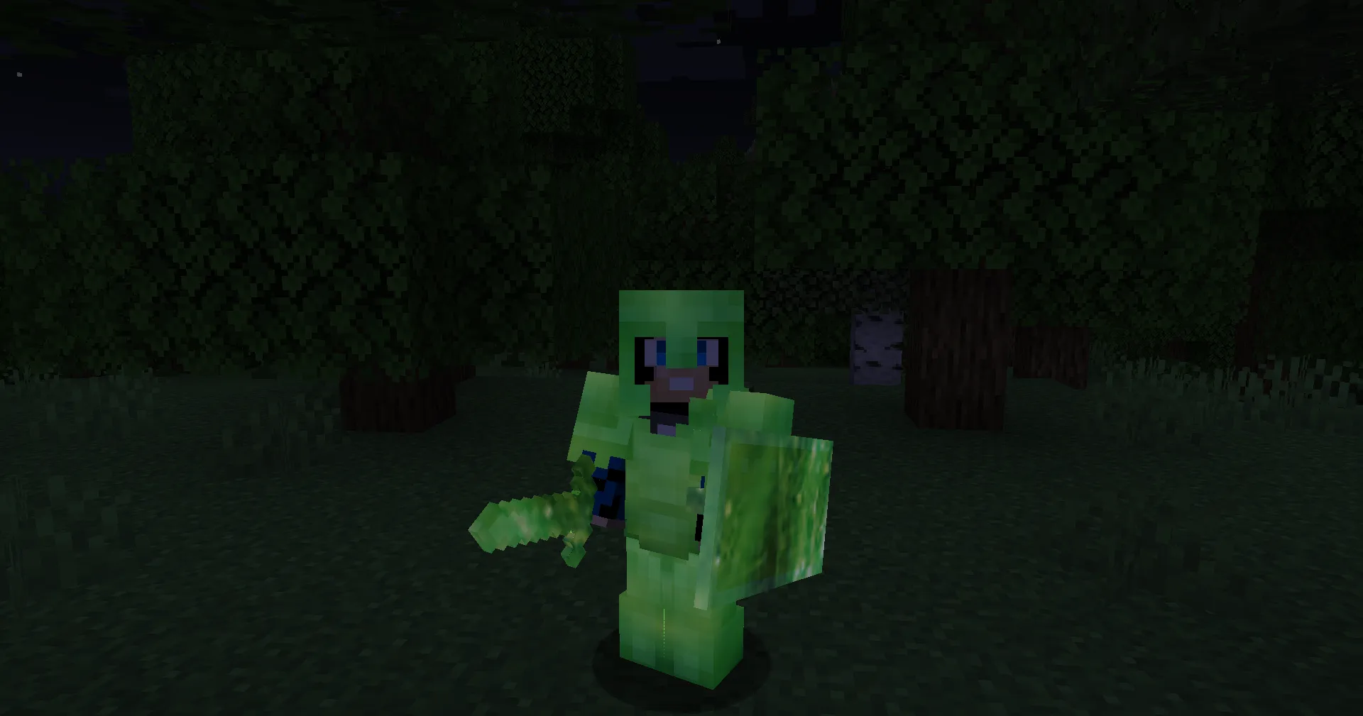 Nebula RPG Glint Green, Текстуры, Minecraft