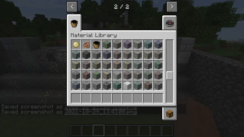 Material Library, Моды, Minecraft
