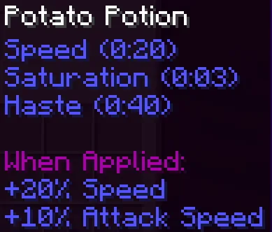 WHXY's Improved Potatoes, Моды, Minecraft