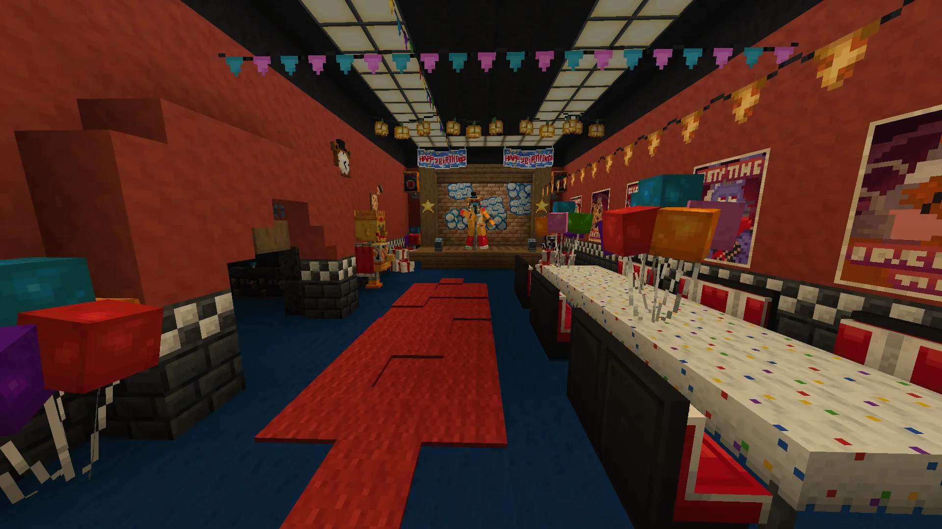 Rovdo's Fnaf Pizzeria, Карты, Minecraft