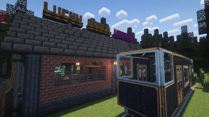 Lucky World Invasion - Survivor — скриншот 4 (Модпаки, Minecraft)