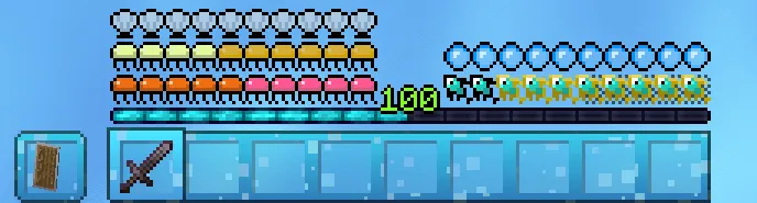 Aquatic Hud Resource Pack! — скриншот 2 (Текстуры, Minecraft)