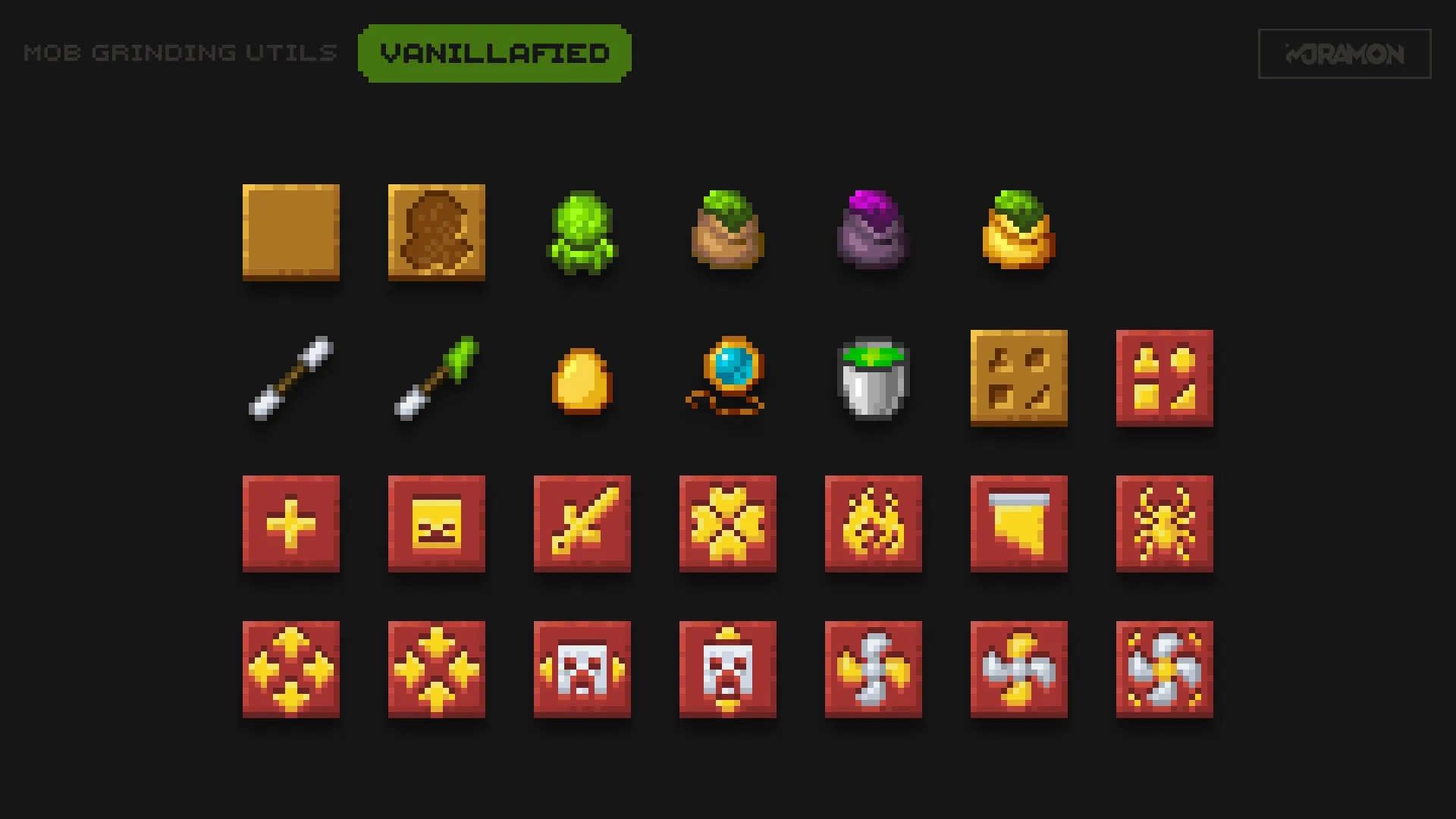 Mob Grinding Utils: Vanillafied (16px), Текстуры, Minecraft