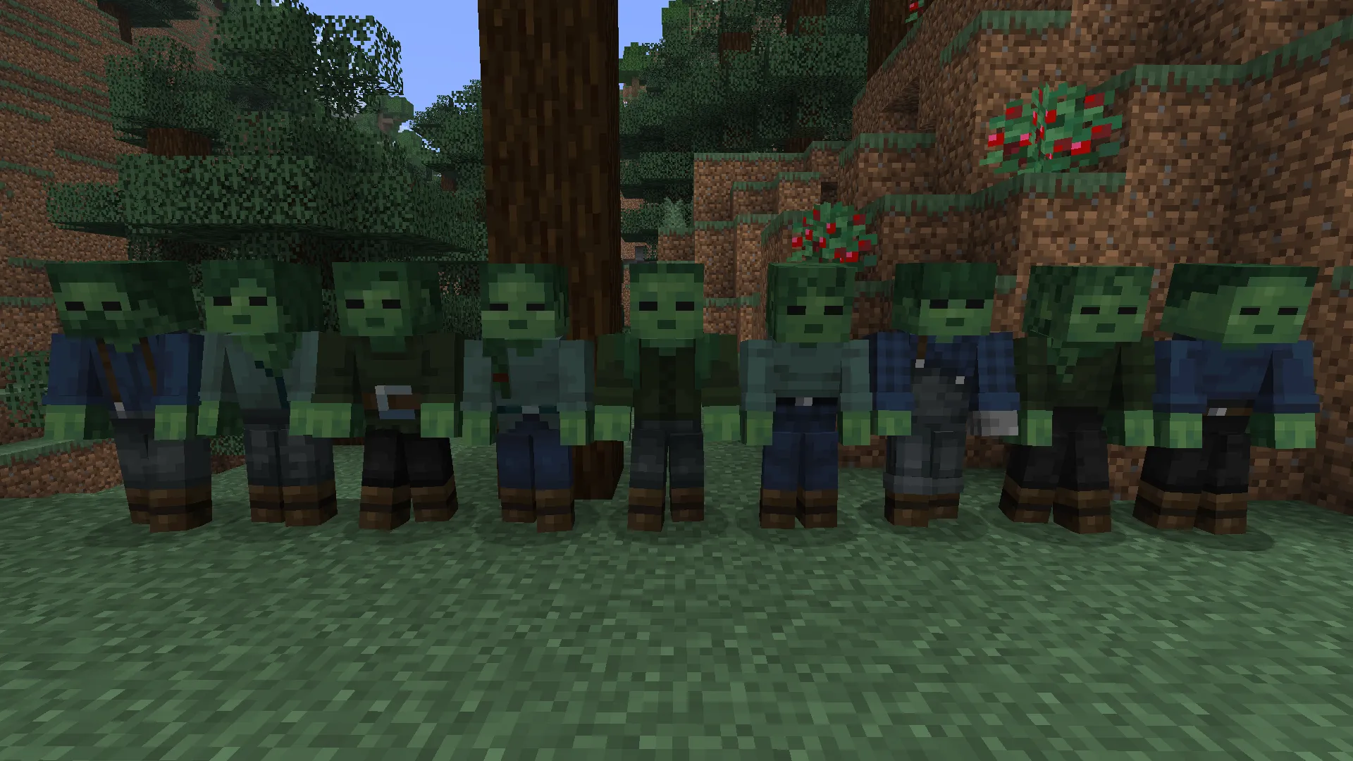 AL's Zombies Revamped x Fresh Animations, Текстуры, Minecraft