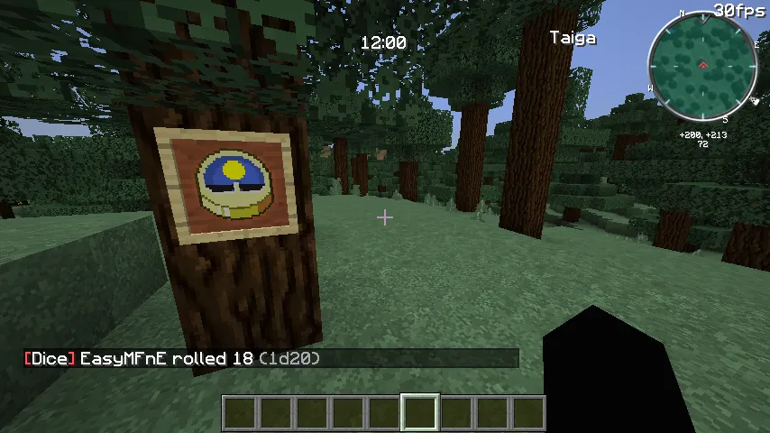 Dice — скриншот 1 (Плагины, Minecraft)