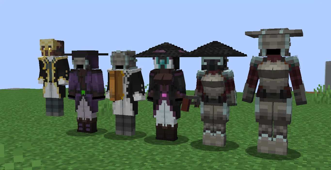 Waifu Husbando Villagers & Illagers — скриншот 6 (Текстуры, Minecraft)