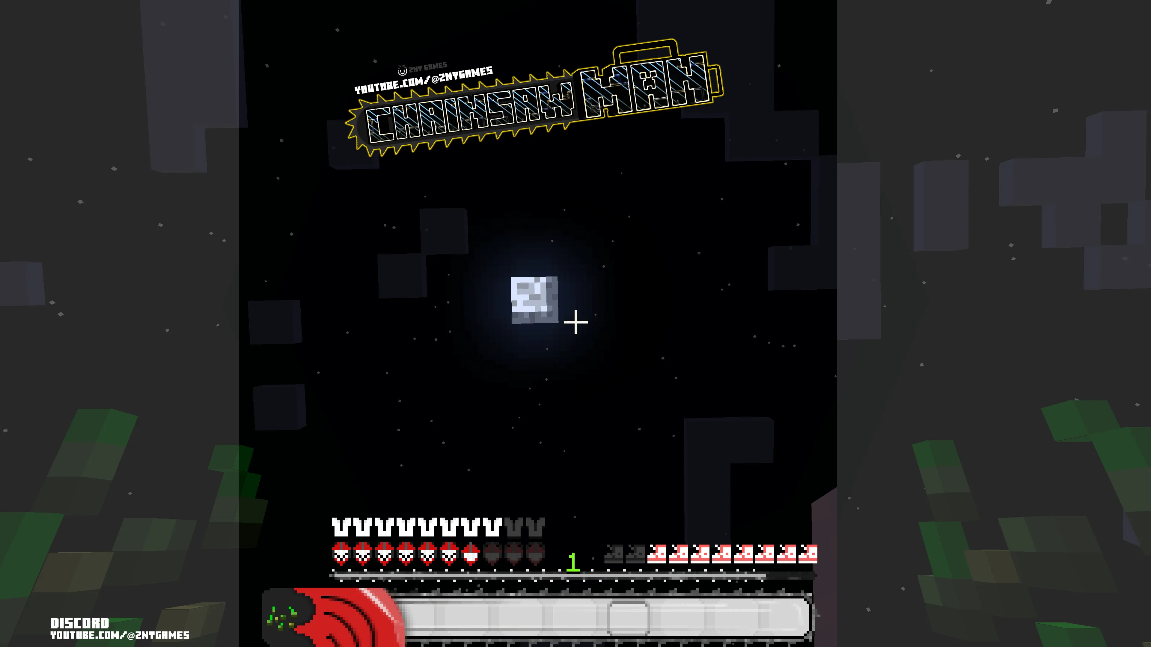 Chainsaw Man - animated custom hotbar [java] — скриншот 3 (Текстуры, Minecraft)