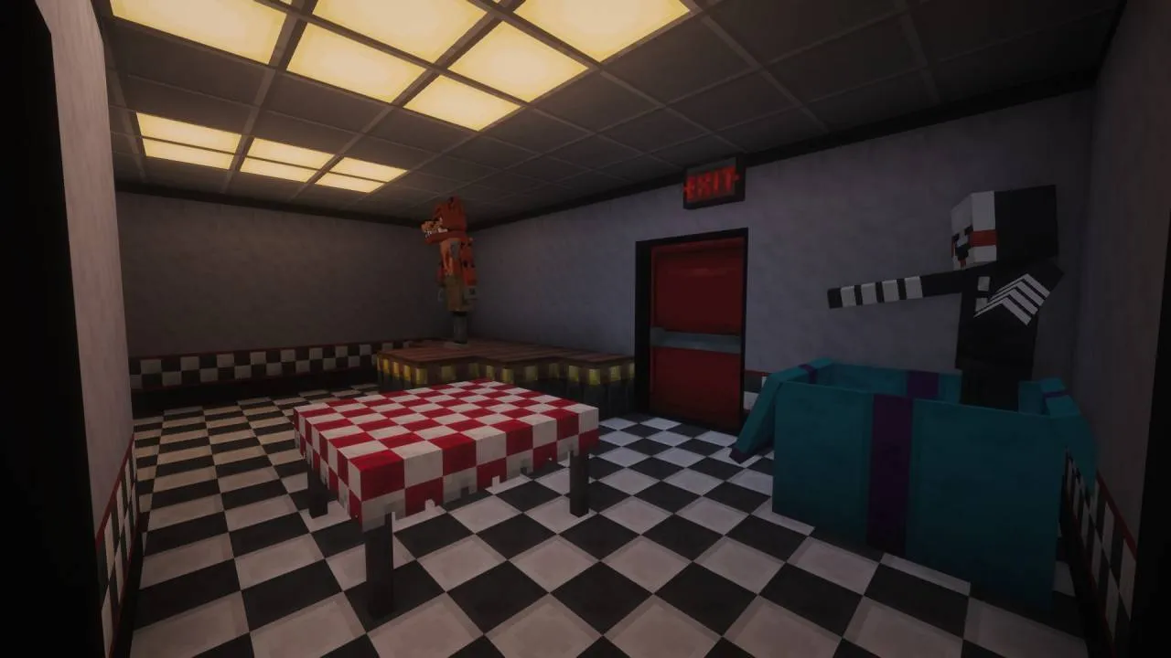 Fnaf Management Wanted Map (single player) — скриншот 4 (Карты, Minecraft)