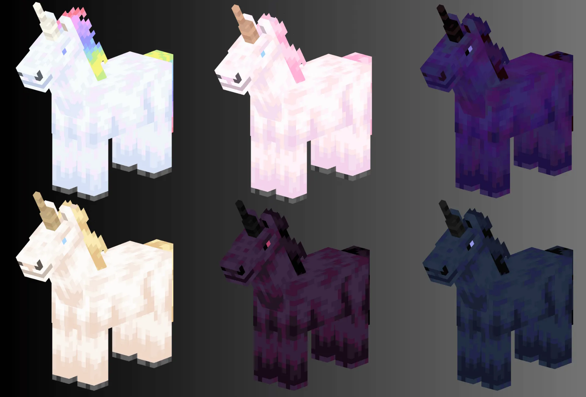 Prettier Horses x Fresh Animations, Текстуры, Minecraft
