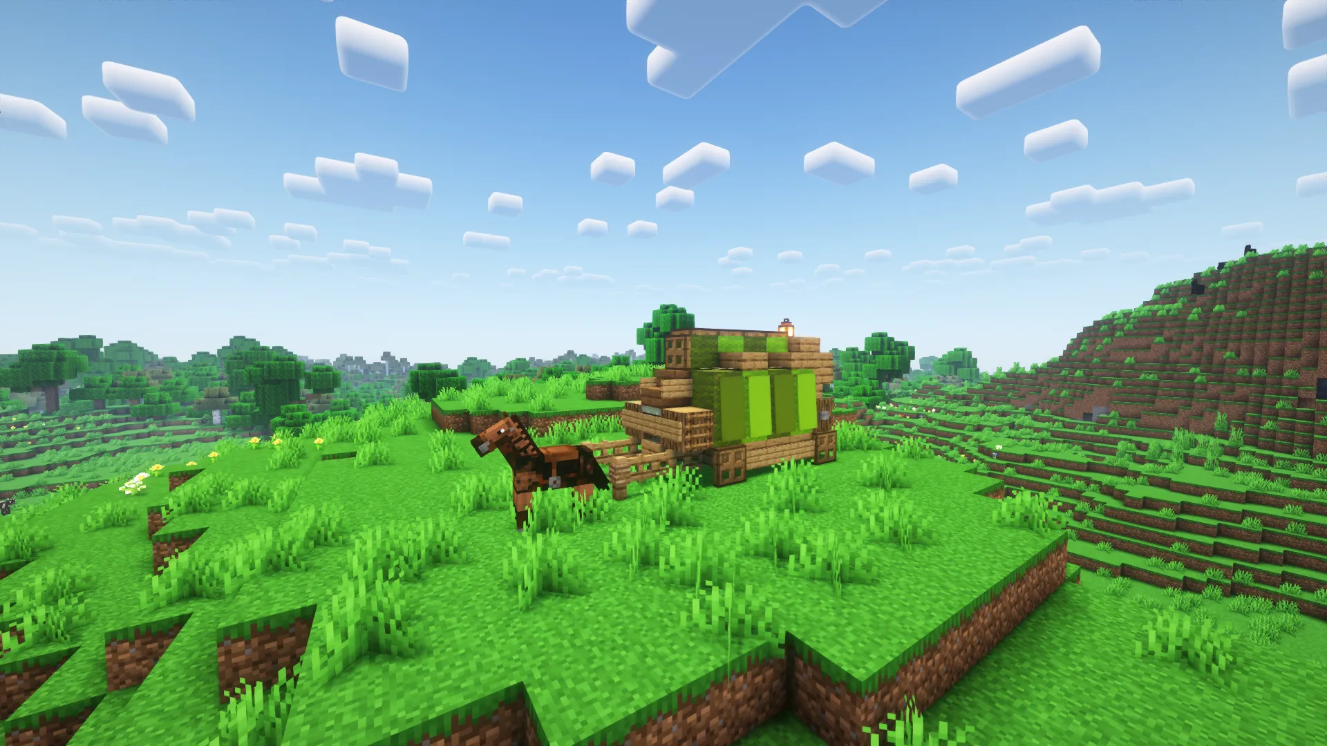 Small Wagons — скриншот 5 (Моды, Minecraft)