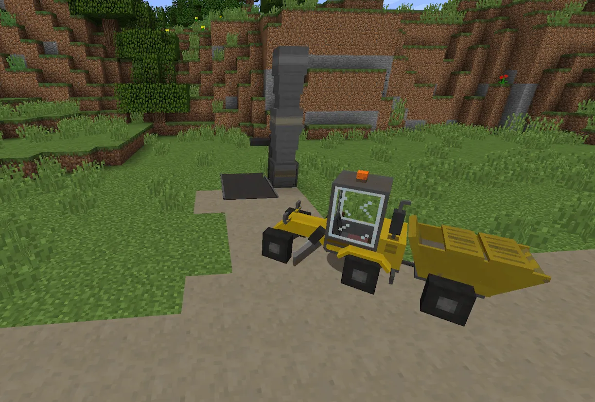 Vehicles and roads, Моды, Minecraft