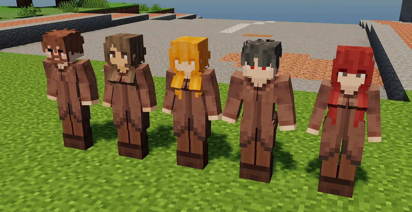 Waifu Husbando Villagers & Illagers — скриншот 1 (Текстуры, Minecraft)