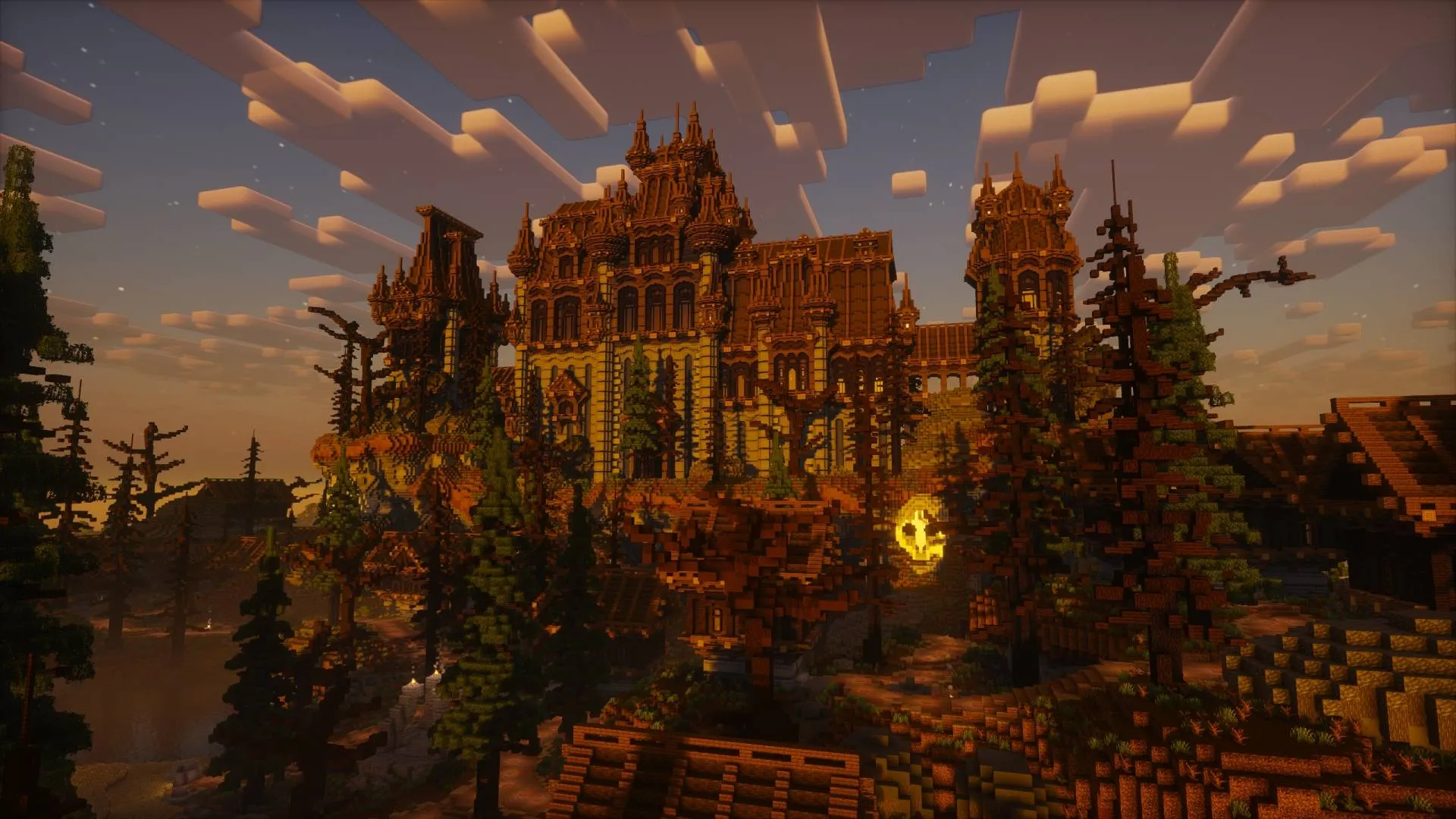 Haunted Castle - Survival Spawn — скриншот 4 (Карты, Minecraft)