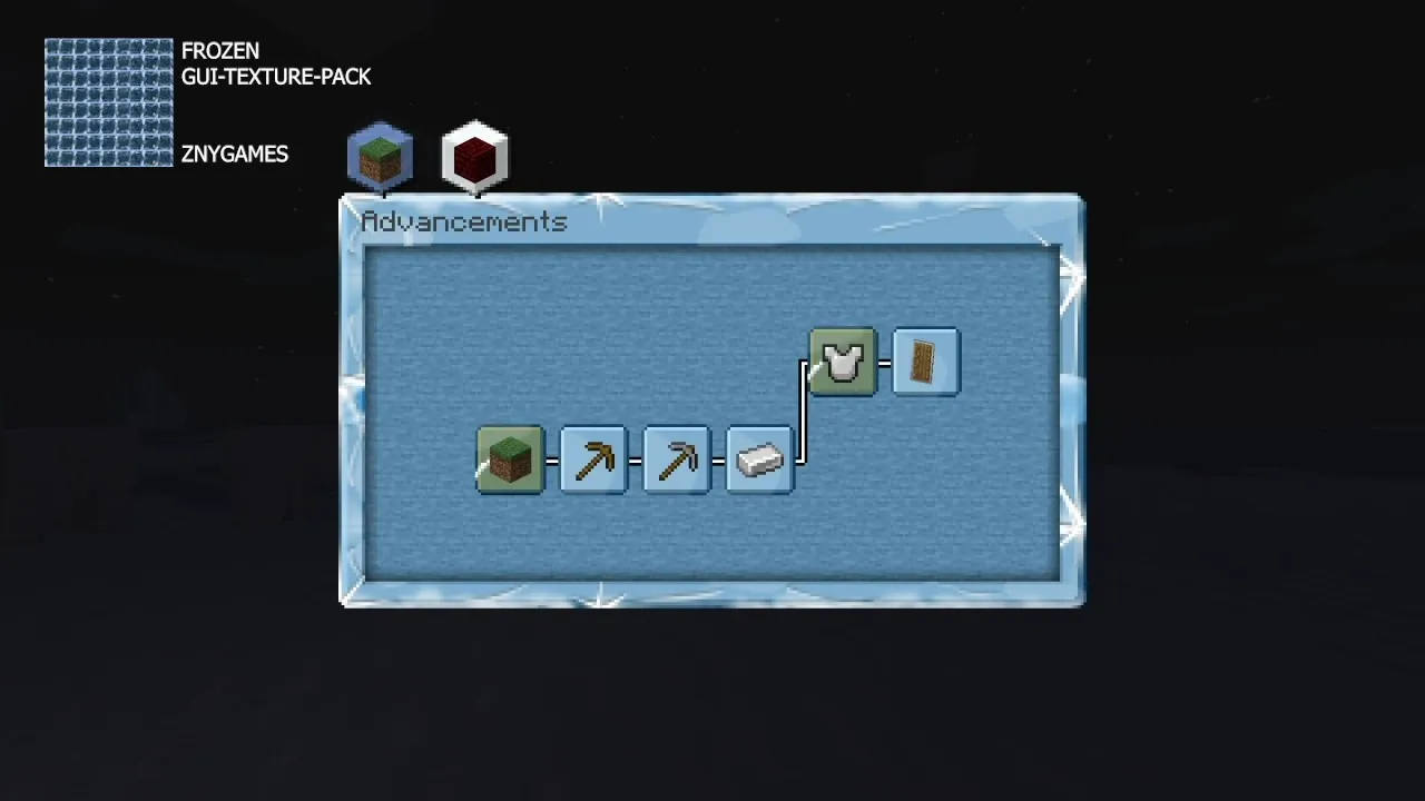 FROZEN, Текстуры, Minecraft