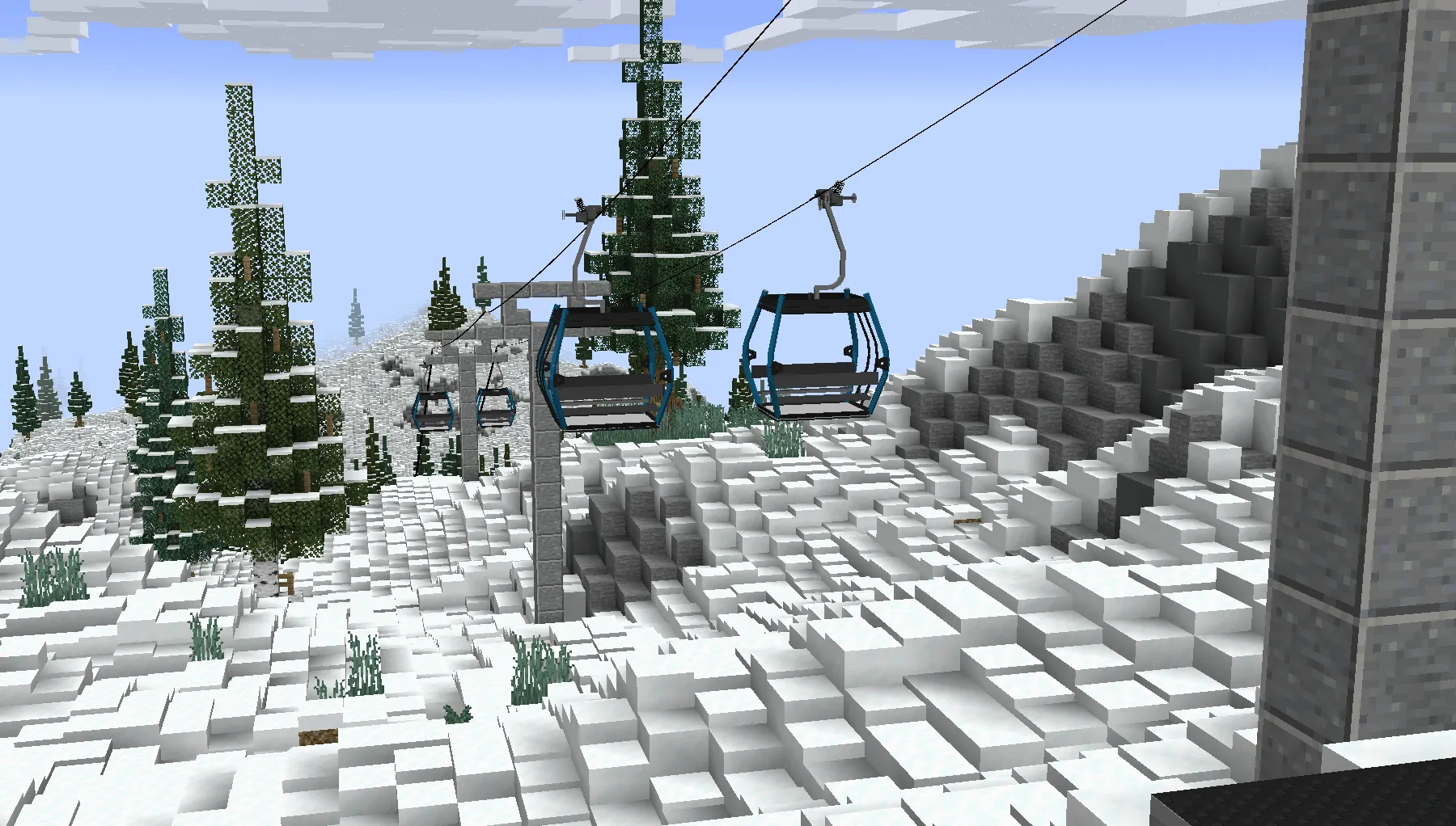 Chairlifts and Gondolas pack, Текстуры, Minecraft