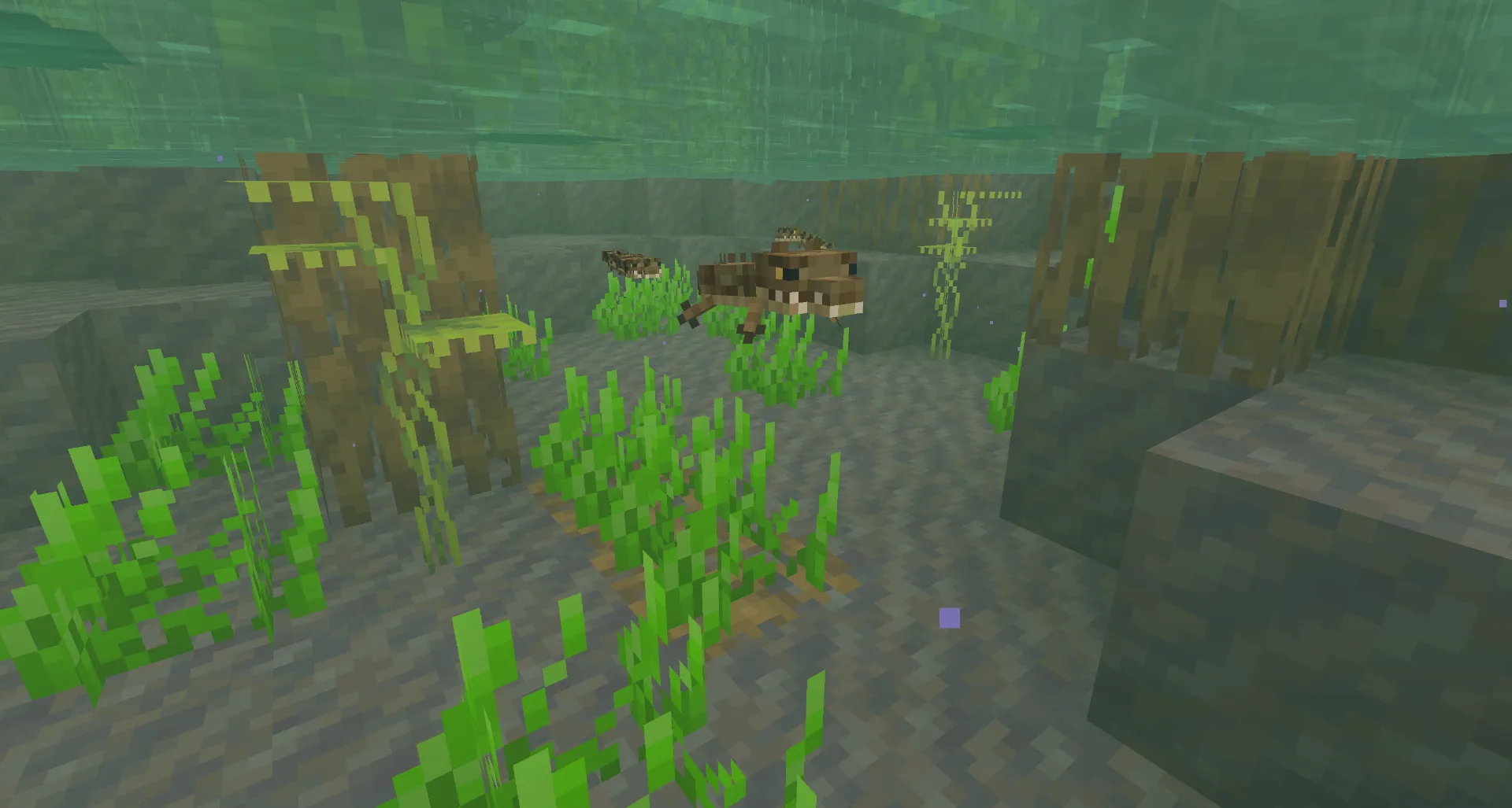 Axolotl to Caimans — скриншот 1 (Текстуры, Minecraft)