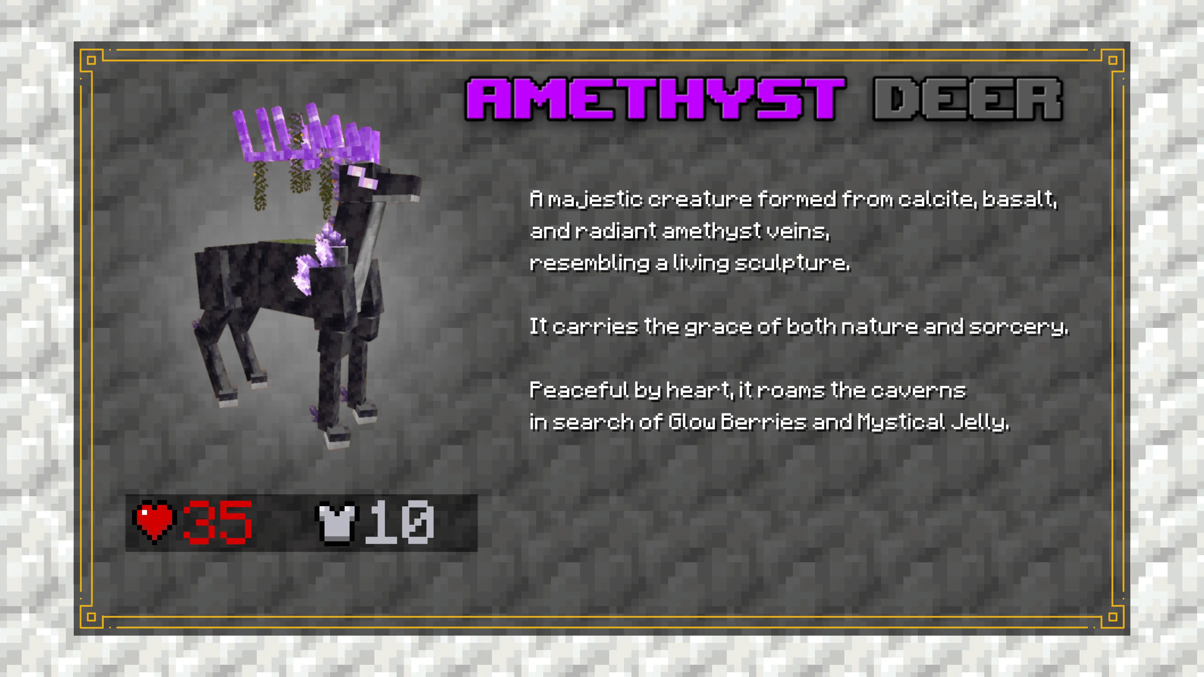 Amethyst - Echoes, Моды, Minecraft