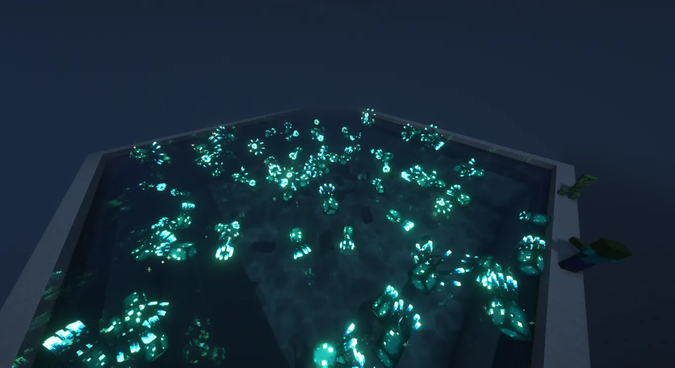 Spryzeen's Party glow squid — скриншот 2 (Текстуры, Minecraft)