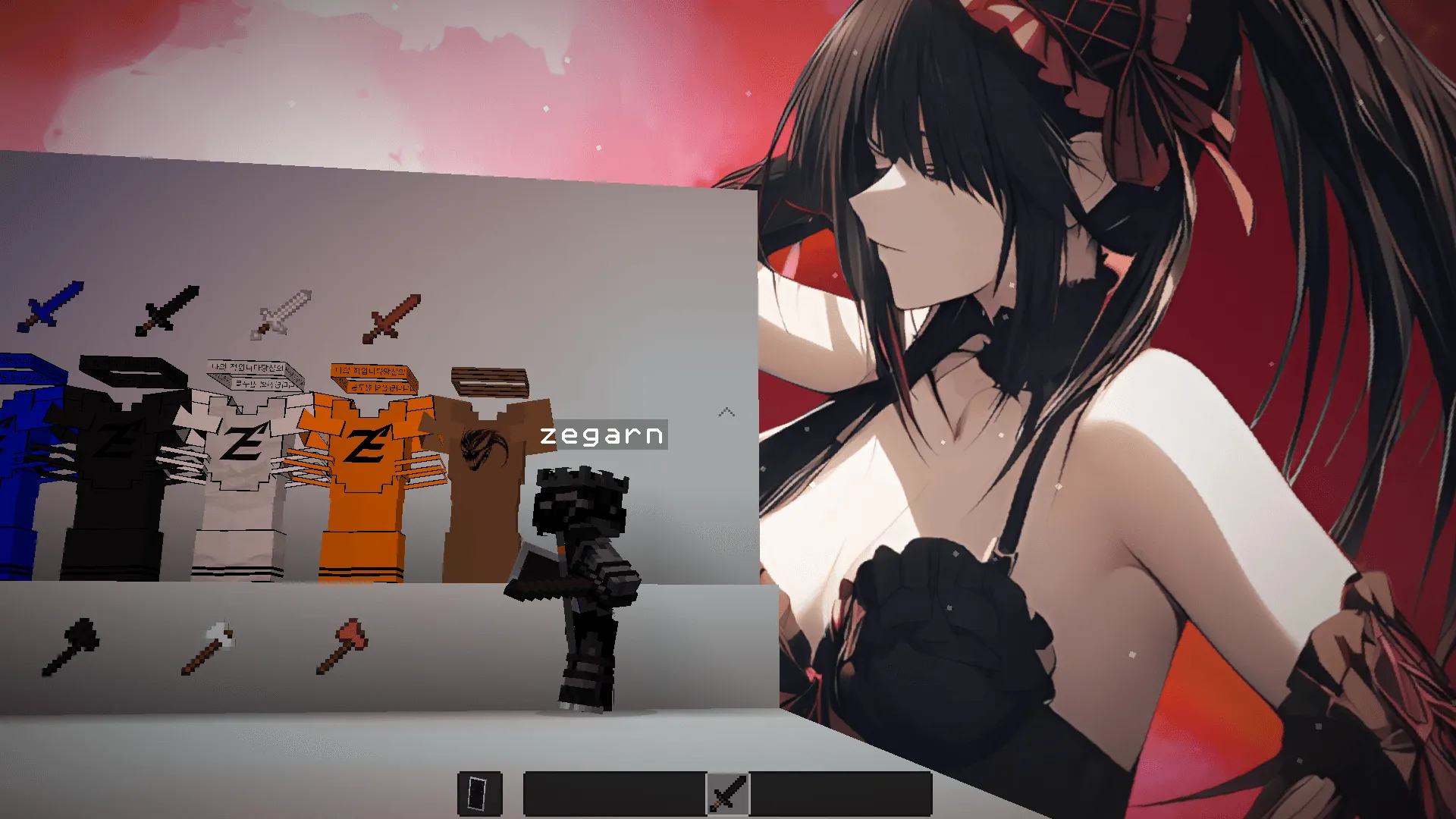 PVP zegarn + Anime sky, Текстуры, Minecraft