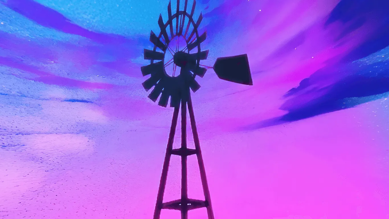 sky  night house windmill scenery digital — скриншот 3 (Текстуры, Minecraft)