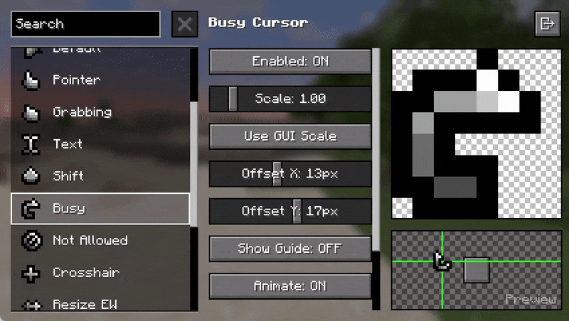 Cursors Extended — скриншот 4 (Моды, Minecraft)