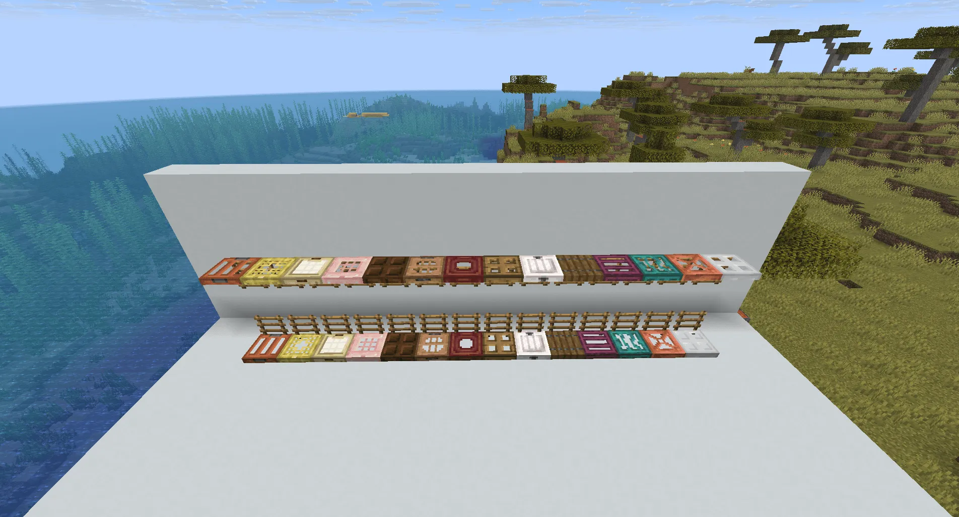 Trapdoor Ladder — скриншот 1 (Моды, Minecraft)