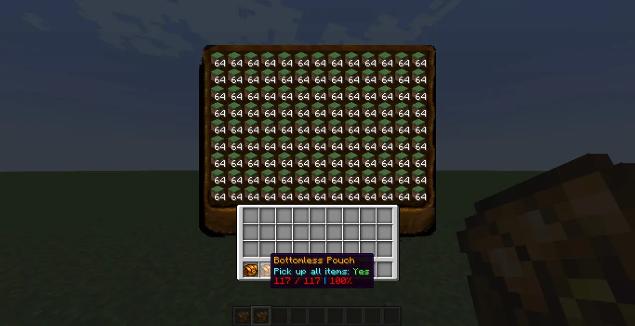Bottomless Pouch [Enhanced!] — скриншот 2 (Моды, Minecraft)