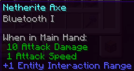 Bluetooth Enchantment — скриншот 3 (Моды, Minecraft)