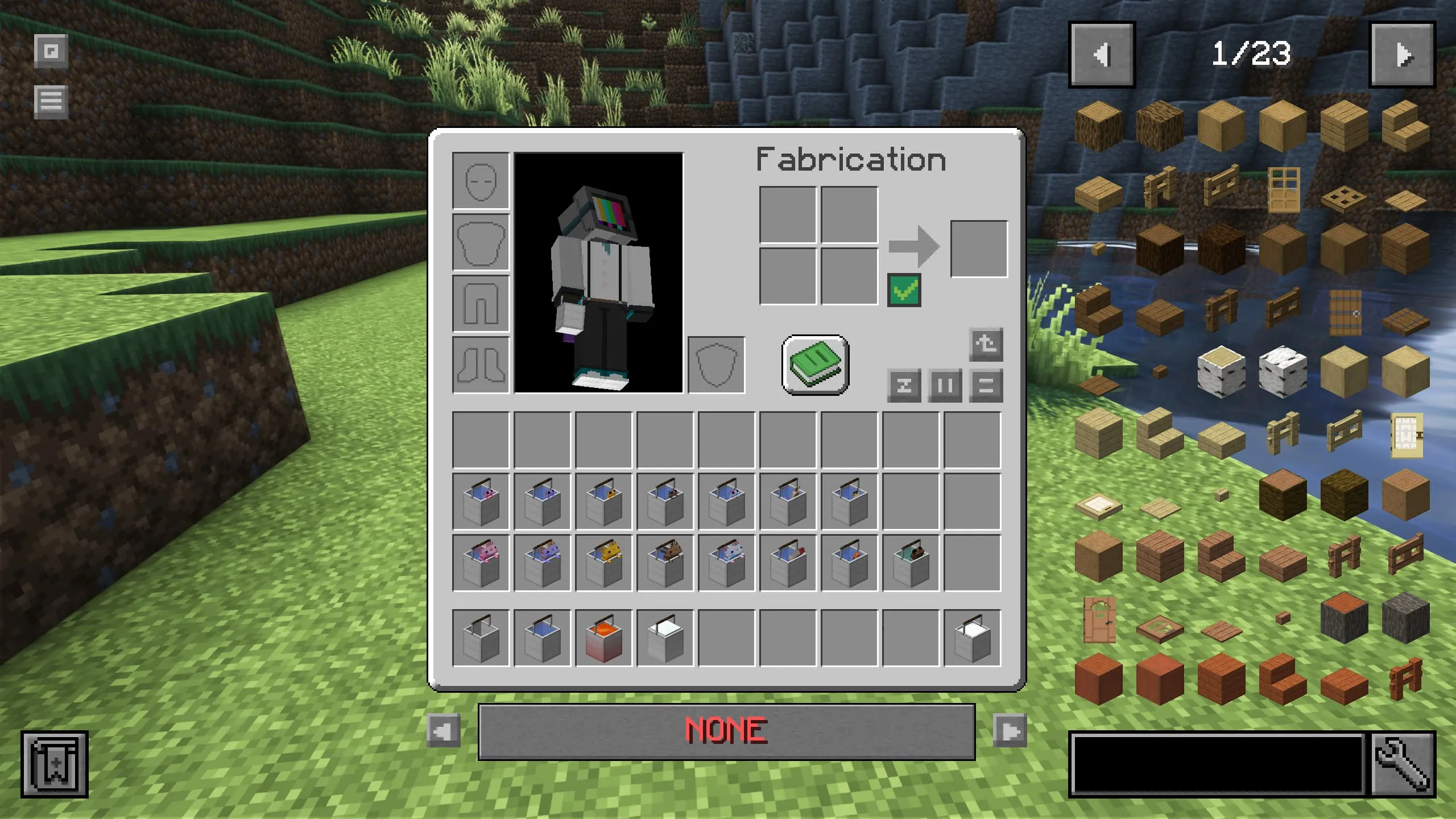 Buckets 3D [optifine] — скриншот 4 (Текстуры, Minecraft)