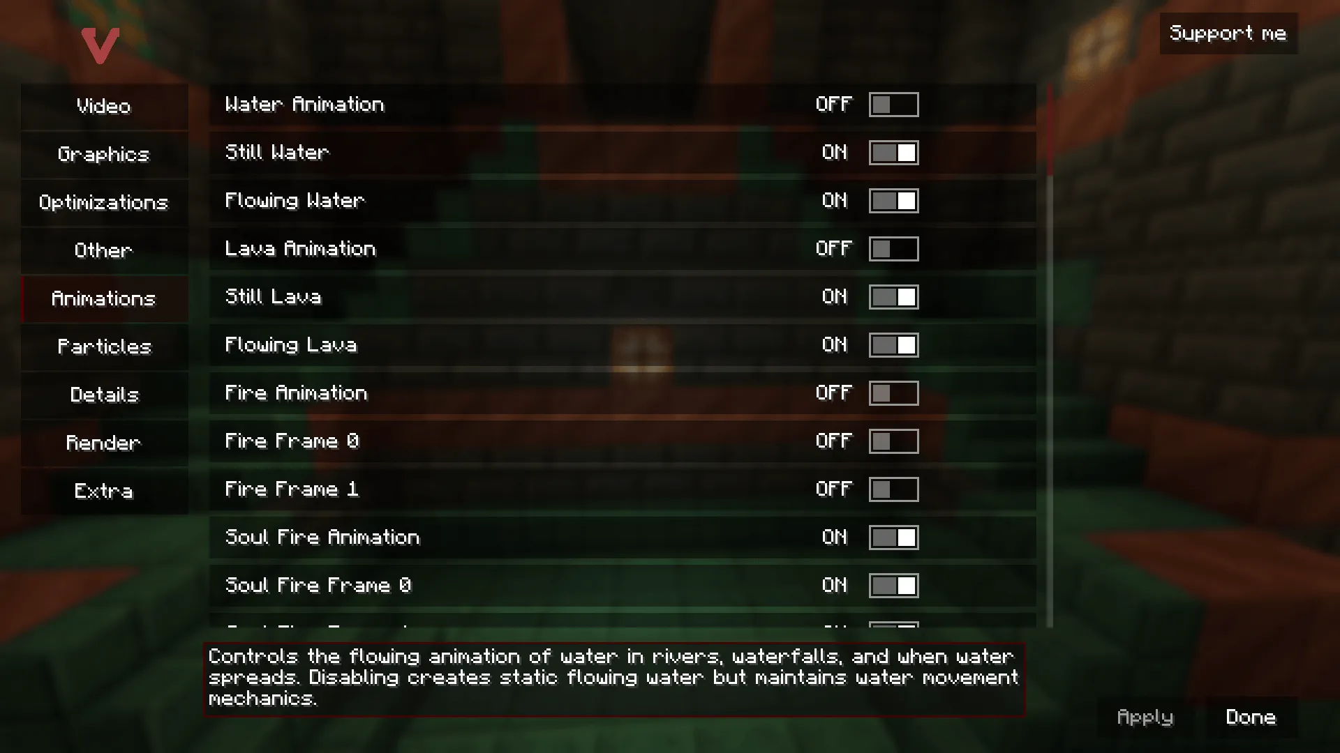 VulkanMod Extra, Моды, Minecraft