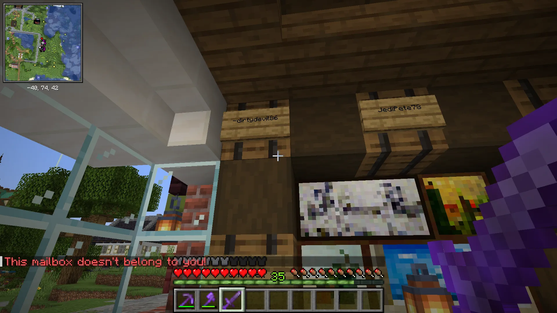 Post Office — скриншот 1 (Плагины, Minecraft)