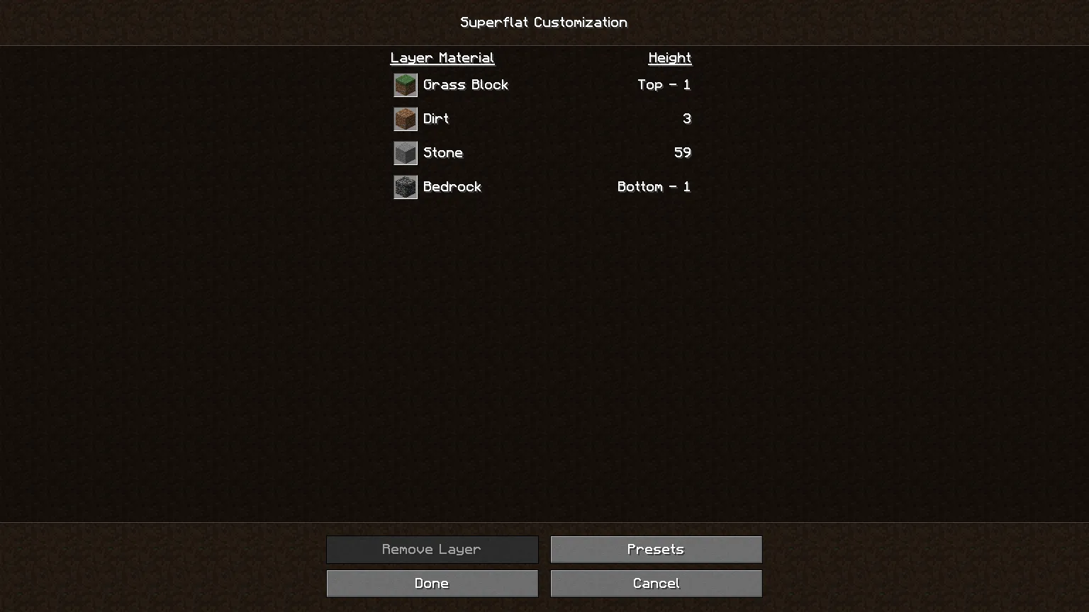 Superflat Revamped, Моды, Minecraft