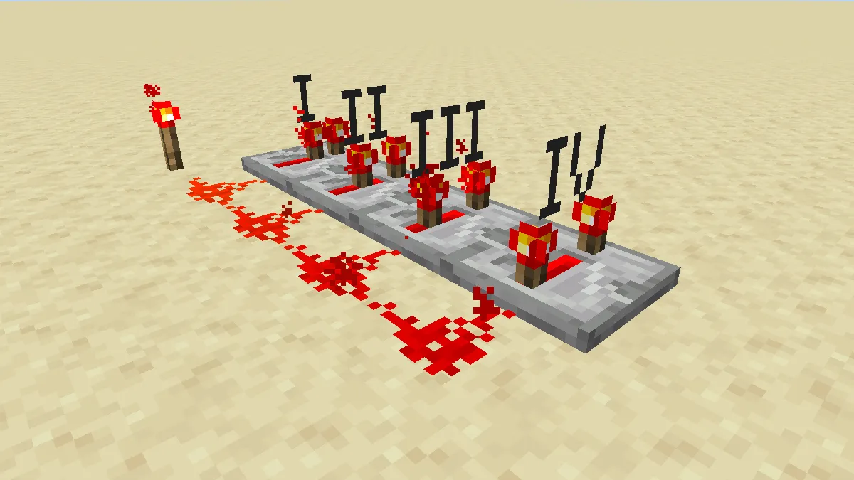 Numbered Repeater, Текстуры, Minecraft