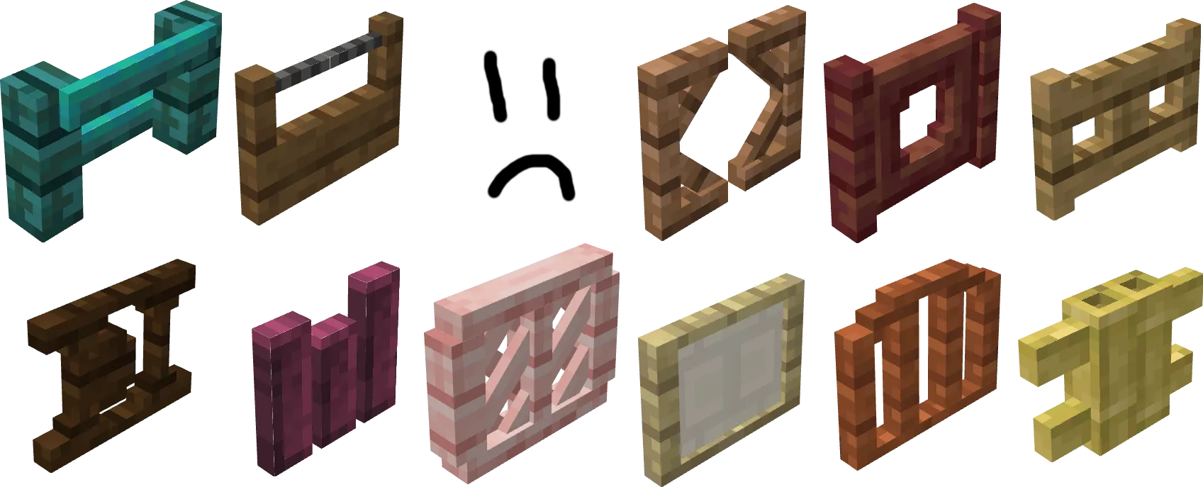 PolyParts - Funky Fences — скриншот 2 (Текстуры, Minecraft)
