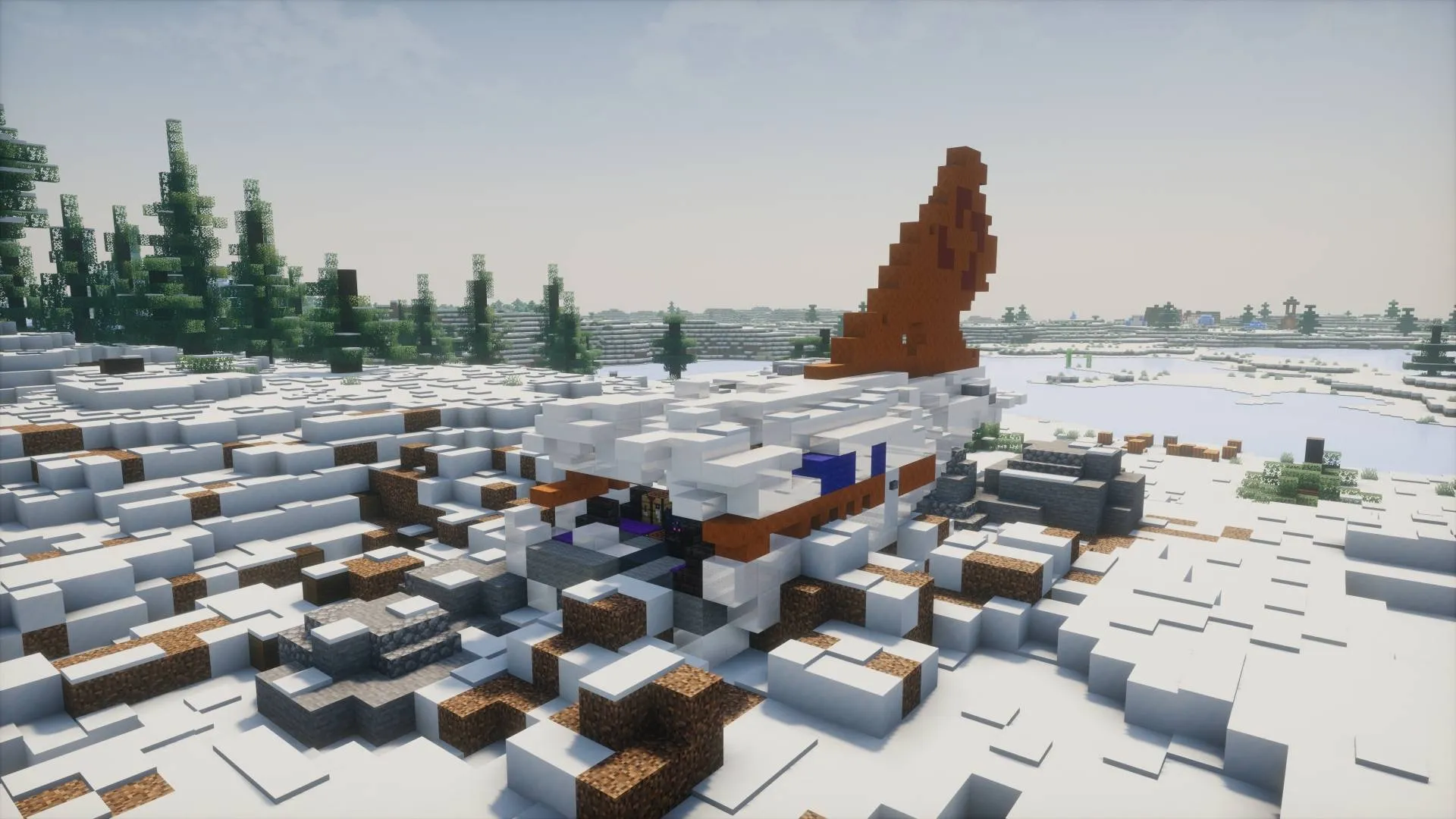 Plane Crash: Frozen Tundra, Карты, Minecraft